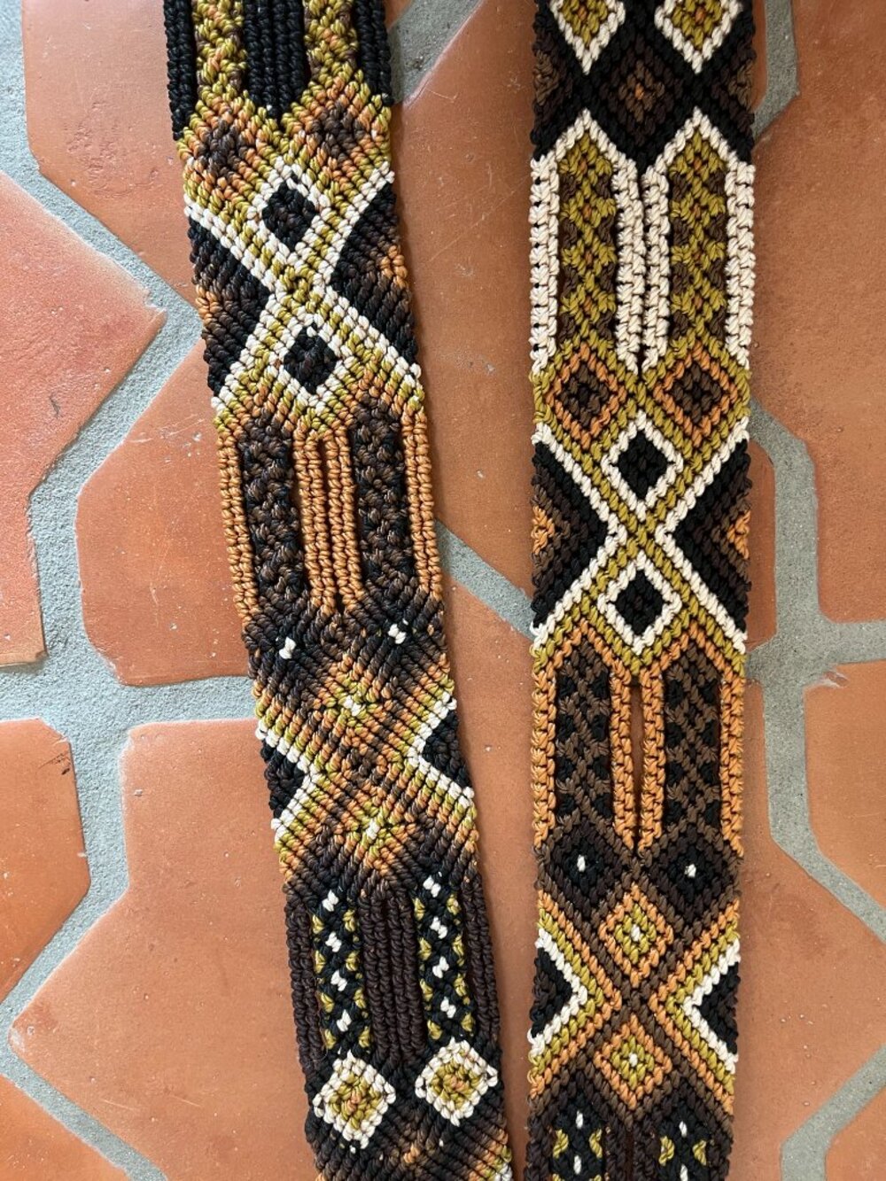 Mayan Macrame "Faya" Belt (never used) - Picture 2 of 7